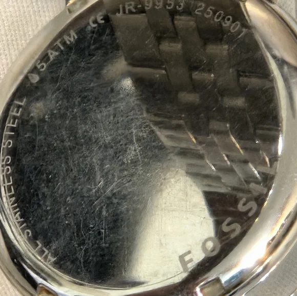 Fossil Watch JR-9948 Extremely Rare Pink Floating Face